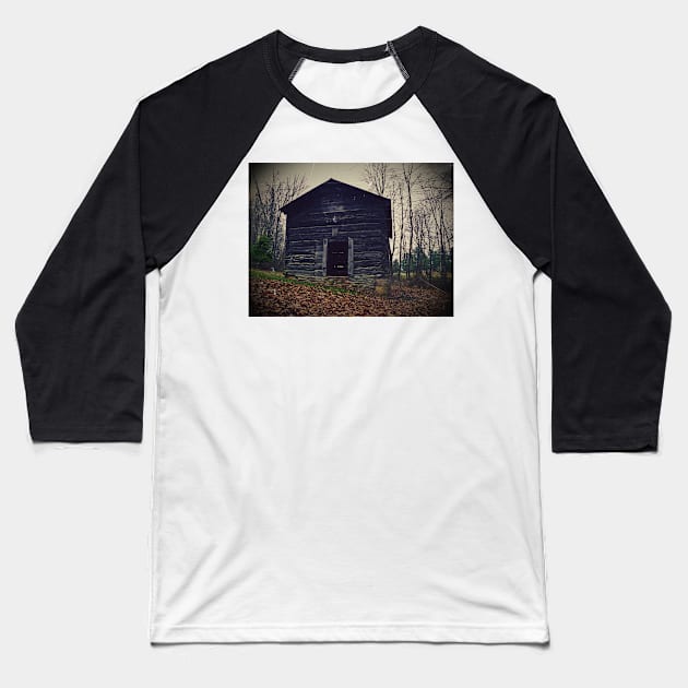 Blue Cabin Baseball T-Shirt by PaulLu